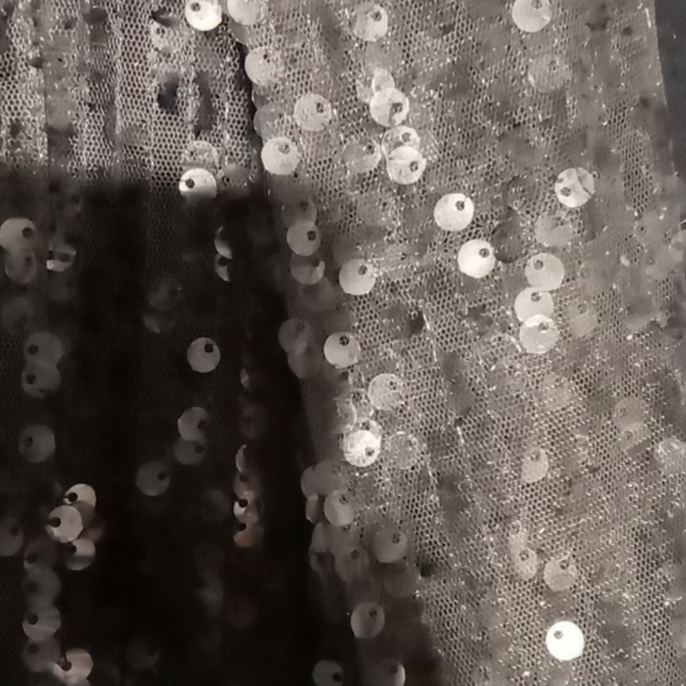 Blue sequin jacket - Picture 2 of 4